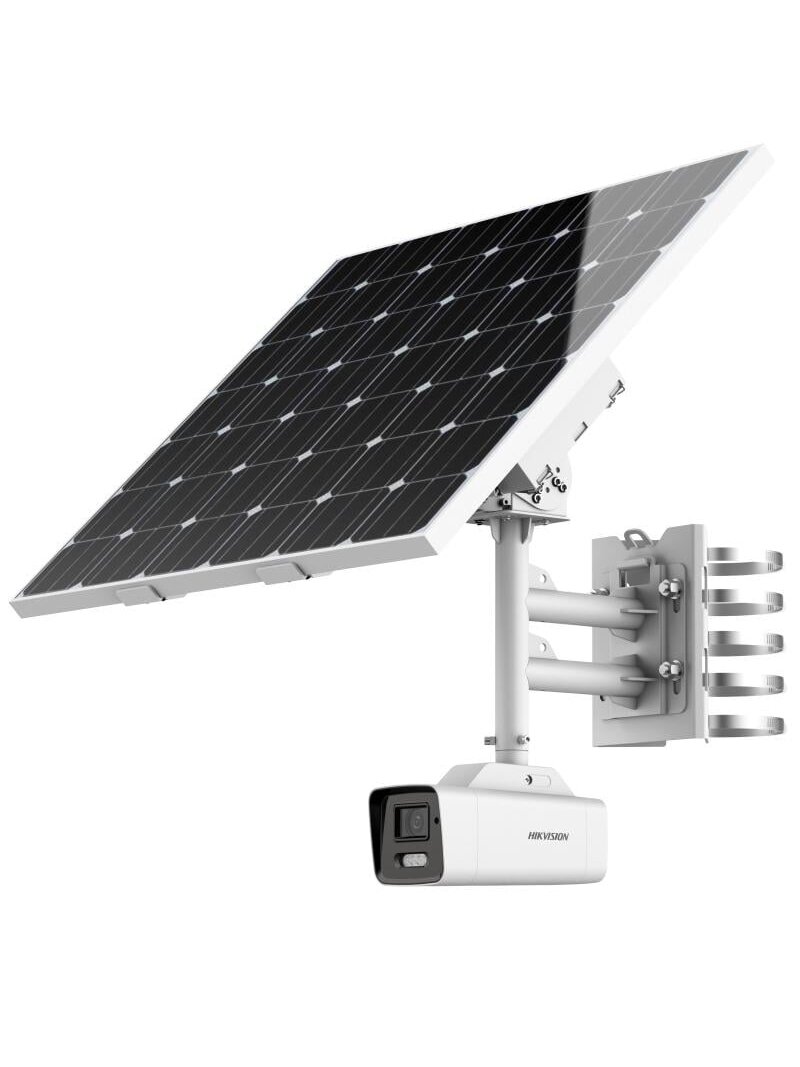 Hikvision bullet DS-2XS6A46G1-IZS/C36S80 (su saulės panele, 4G)