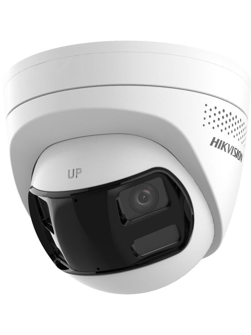 Hikvision dome DS-2CD1363G2P-LIUF/SL F2.8 (balta, 6 MP, 180°, 30 m LED, Smart Hybrid)