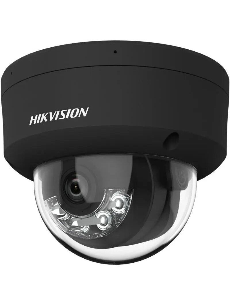 Hikvision dome DS-2CD2147G2H-LISUeF F2.8 (juoda, 4 MP, 30 m. IR; 30 LED, Hybrid Light)
