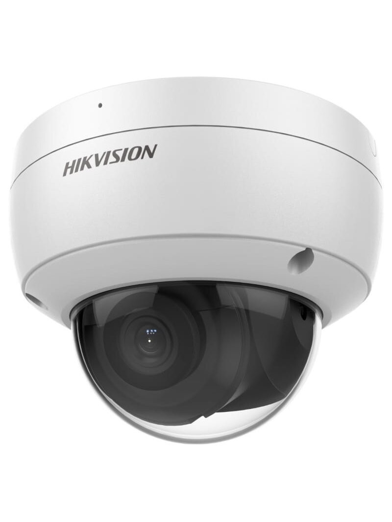 Hikvision dome DS-2CD2186G2-ISU(C) F4 (balta, 8 MP, 30 m. IR, AcuSense)