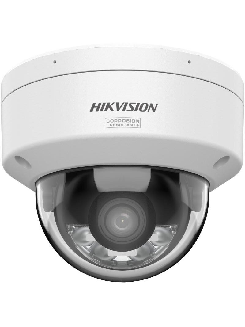 Hikvision dome DS-2CD2187G3-LIS2UY F2.8 (balta, 8 MP, 30 m IR; 30 m LED; Hybrid Light, ColorVu)