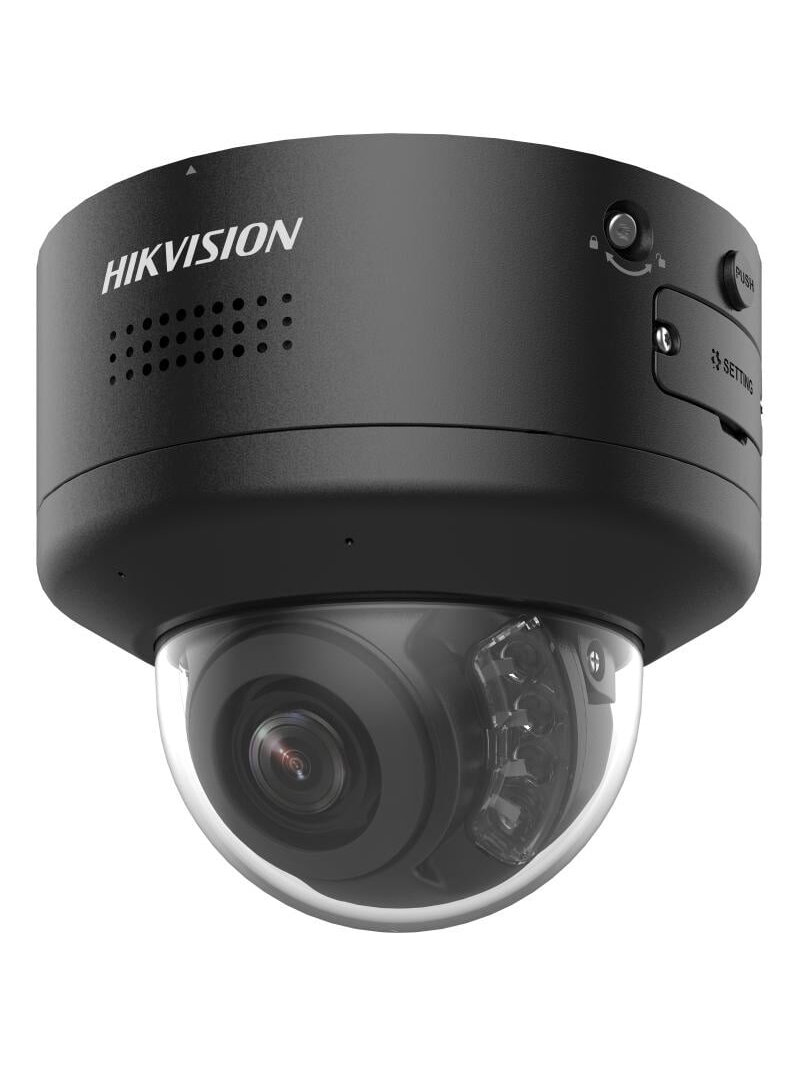 Hikvision dome DS-2CD2747G2H-LIPTRZS2U/SL F2.8-12 (Juoda, 4 MP, 40 m. IR, ColorVu)