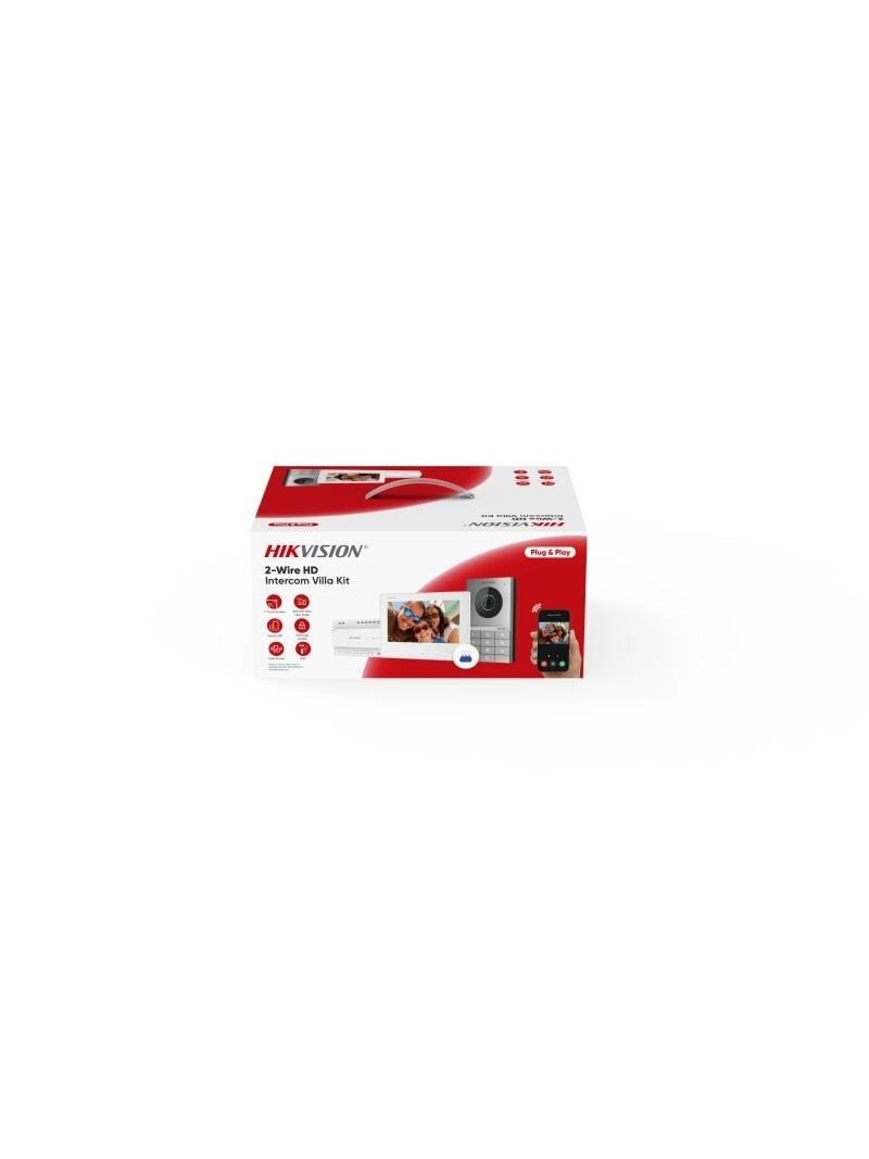 Hikvision telefonspynės 2 laidų komplektas DS-KIS706EY Hikvision telefonspynės 2 laidų komplektas DS-KIS706EY