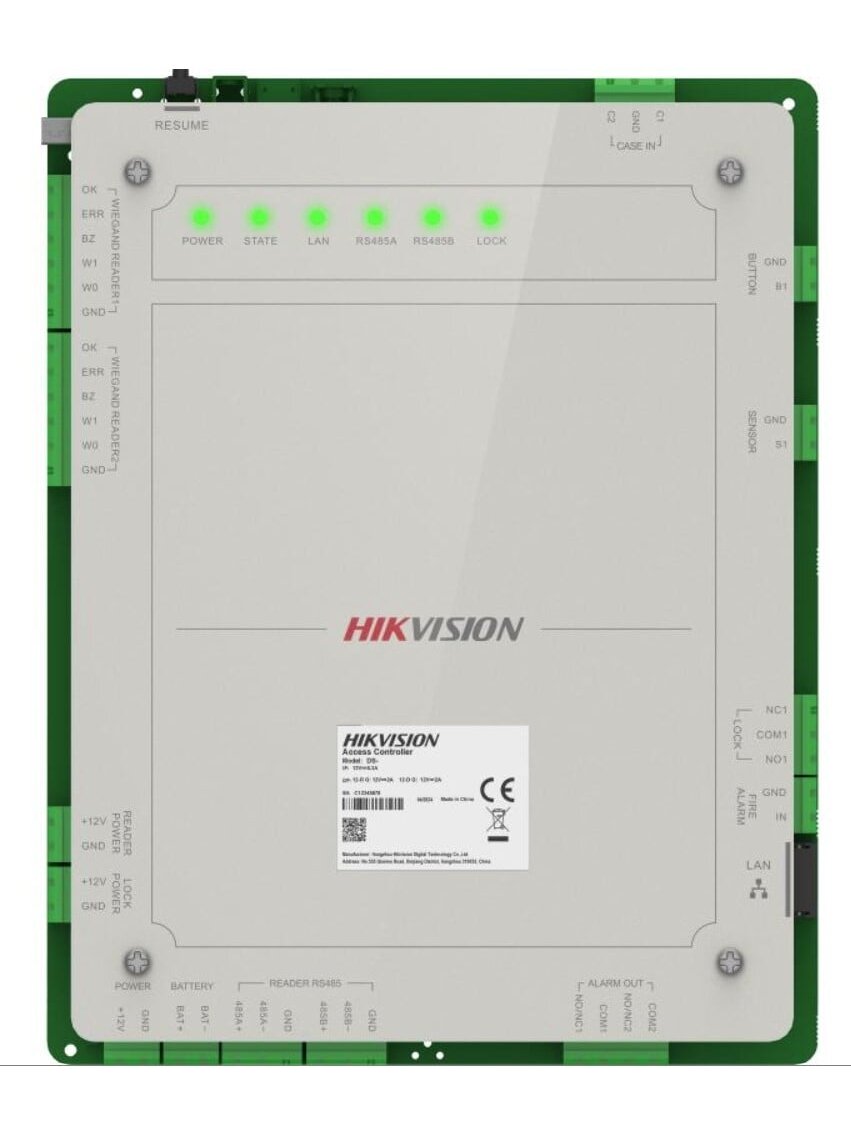 Hikvision įeigos kontroleris DS-K2621X(P) Hikvision įeigos kontroleris DS-K2621X(P)