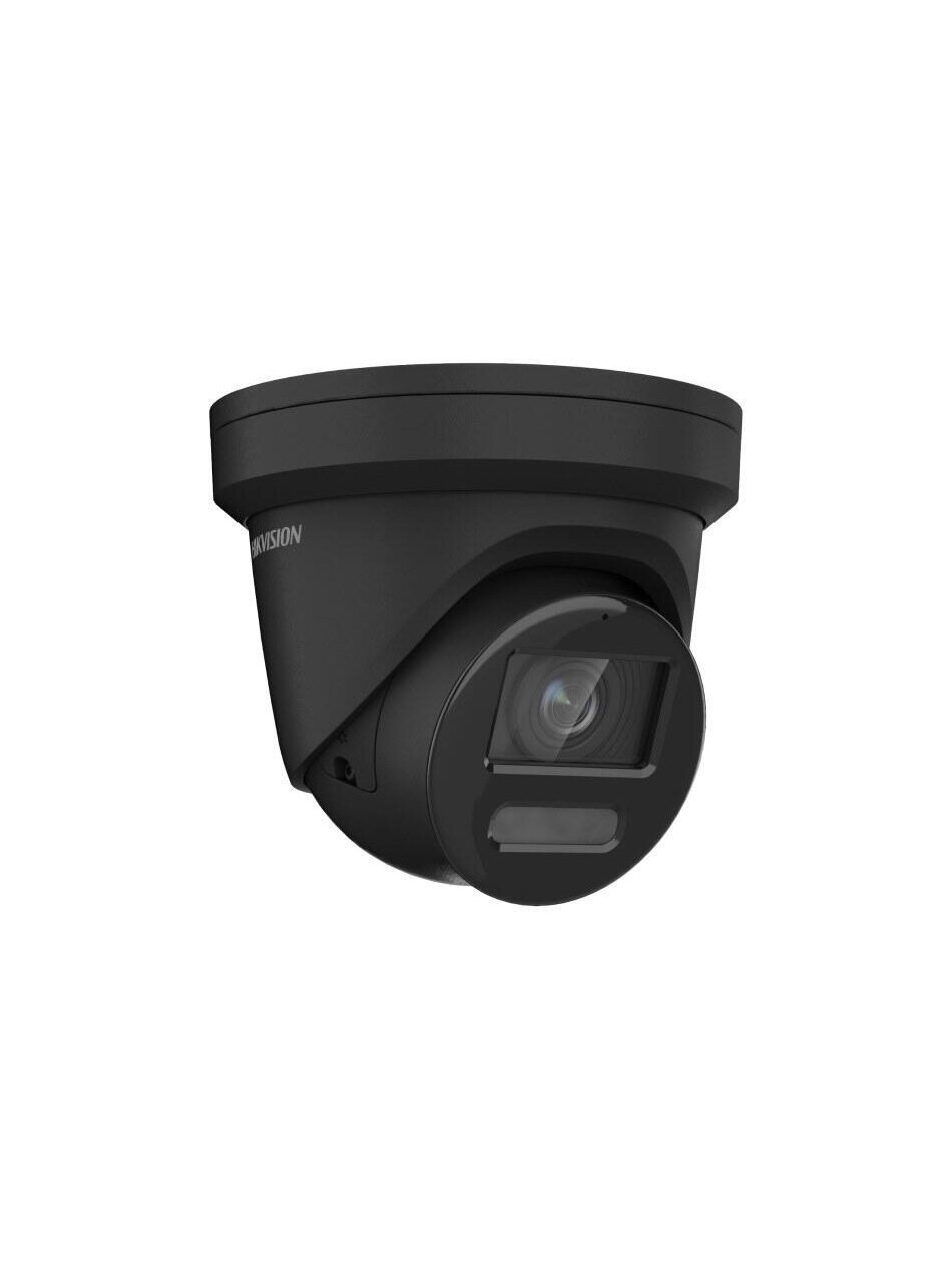 Hikvision dome DS-2CD2347G2-LSU/SL F2.8  (juoda, 4 MP, 30 m. LED, ColorVu)