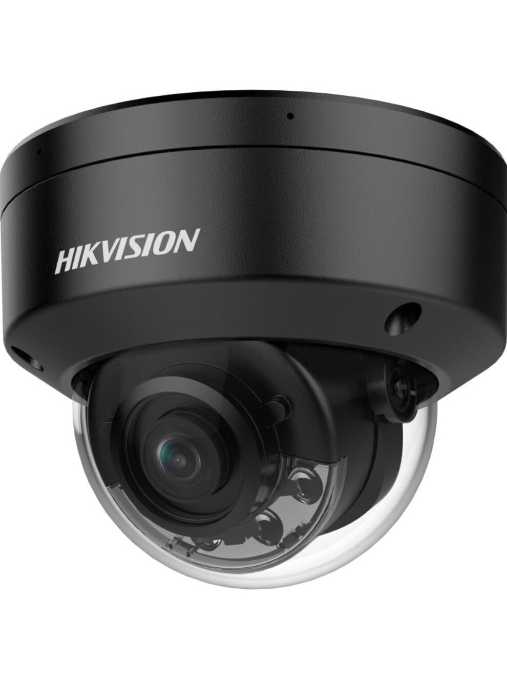 Hikvision dome DS-2CD2187G2H-LISU F2.8 (juoda, 8 MP, 30 m. IR; 30 m. LED; Hybrid Light)