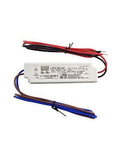 Impulsinis maitinimo šaltinis LED 24V 20W 0.84A IP67, Mean well, LPV-20-24 Impulsinis maitinimo šaltinis LED 24V 20W 0.84A IP67, Mean well, LPV-20-24