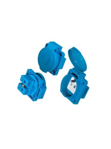 Įmontuojamas kištukinis lizdas D.3153S (16A, 250V, IP54)