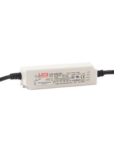 Impulsinis maitinimo šaltinis 24V 1.05A 25.2W IP67, dimeriuojamas