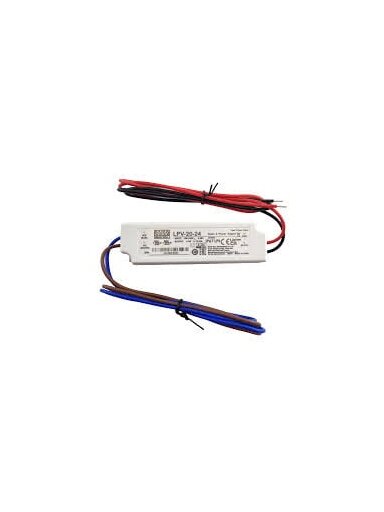 Impulsinis maitinimo šaltinis LED 24V 20W 0.84A IP67, Mean well, LPV-20-24