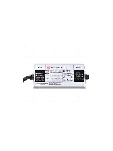 Impulsinis maitinimo šaltinis LED 96W 12V 8A IP67, dimeriuojamas, Mean well XLG-100-12-A