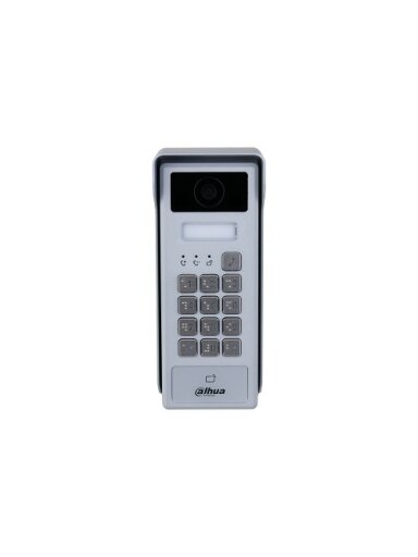 IP domofono kamera, 1 abonento,  2MP 1/2.8” colio 84°, integruotas kortelių skaitytuvas,IP55, IK08