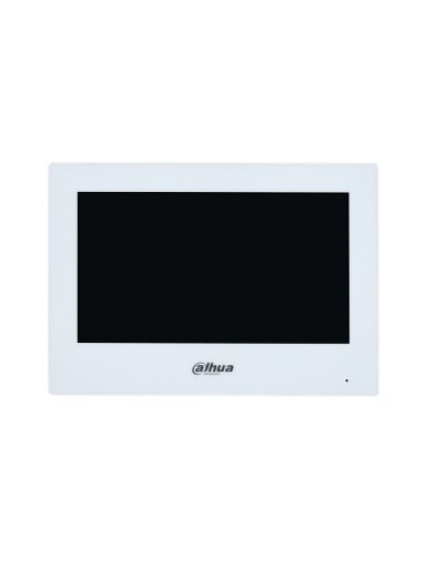 IP domofono monitorius 7 colių, PoE, veikia tik SIP protokolu, baltas, VTH2621GW-P