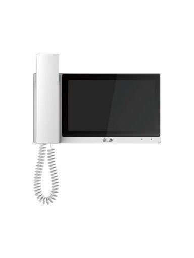 IP domofono monitorius su rageliu, 7 col.1024x600, Micro SD kortelės prievadas, PoE(802.3af) baltas