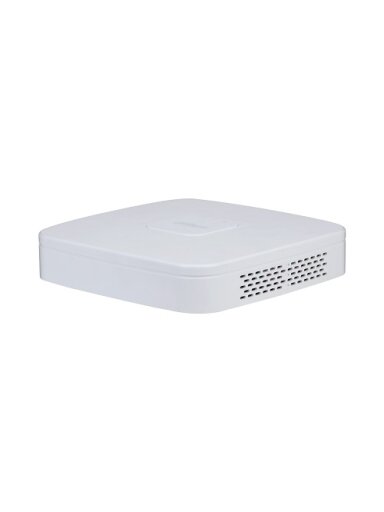 IP įrašymo įrenginys 4 kam., 4K 16MP, 1HDD,  80Mbps, H.265/H.264, IVS