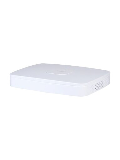 IP įrašymo įrenginys 8 kam., 4K 8MP, 1HDD, 8 PoE, 256Mbps, H.265/H.264, IVS, AI