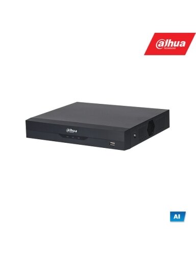 IP įrašymo įrenginys 8kam. 1HDD, 80Mbps, 1kn. 8MP, 8kn. 2MP 1080P, H.265+, easy4ip