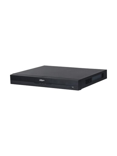 IP įrašymo įrenginys 8kam. 4K 16MP, 2HDD, IVS, H.265, 8 PoE sąsajos, 256Mbps