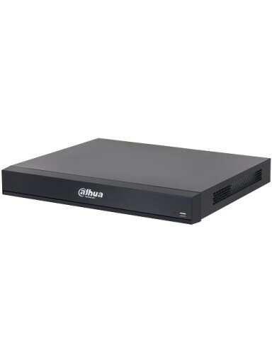 IP įrašymo įrenginys 8kam. 4K 32MP 512Mbps, 2HDD, 8 PoE sąsajos, AI, H.265+, IVS