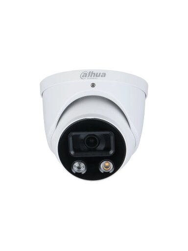 IP kamera HDW3449H-AS-PV-S3 3.6mm. 4MP FULL-COLOR. IR+LED pašvietimas iki 30m. 3.6mm 82°. SMD, IVS
