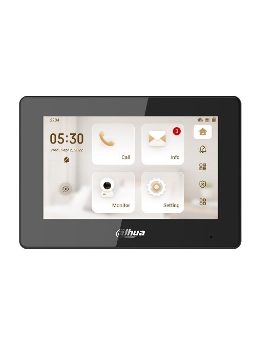 IP domofono monitorius 7 col. 1024x600,Micro SD kortelės prievadas,PoE(802.3af), SIP IP domofono monitorius 7 col. 1024x600,Micro SD kortelės prievadas,PoE(802.3af), SIP