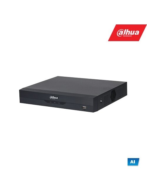 IP įrašymo įrenginys 8kam. 1HDD, 80Mbps, 1kn. 8MP, 8kn. 2MP 1080P, H.265+, easy4ip