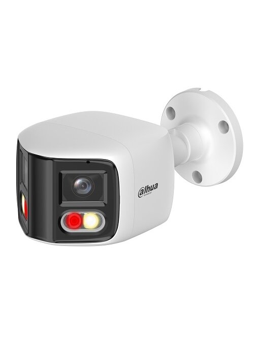 IP kam. AI 8MP cilindrinė 180 laipsnių STARLIGHT, IR+LED pašviet. iki 25/20m, 8MP(4096x1860)20fps