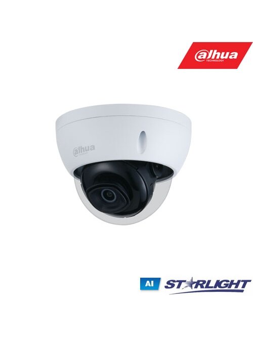 IP kamera HDBW3841E-AS 8MP, IR pašvietimas iki 30m, 2.8mm 108°, SMD, IVS, AI, IK10