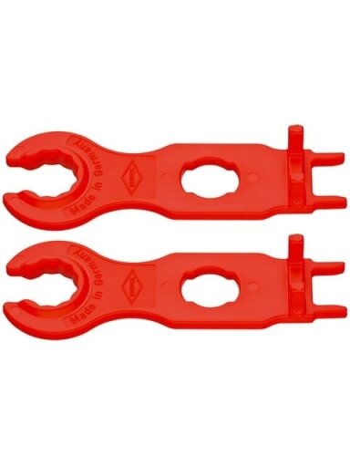 Įrankių komplektas Knipex 97 49 66 2 (saulės modulių MC4 jungtims)