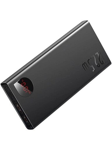 Išorinis akumuliatorius (Powerbank) BASEUS PPAD070001 (10000mAh, 22.5W, PD3.0, QC3.0, juodas)