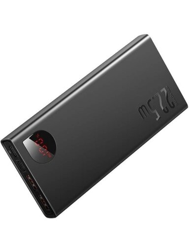 Išorinis akumuliatorius (Powerbank) BASEUS PPAD070101 (20000mAh, 22.5W, PD3.0, QC3.0, juodas)