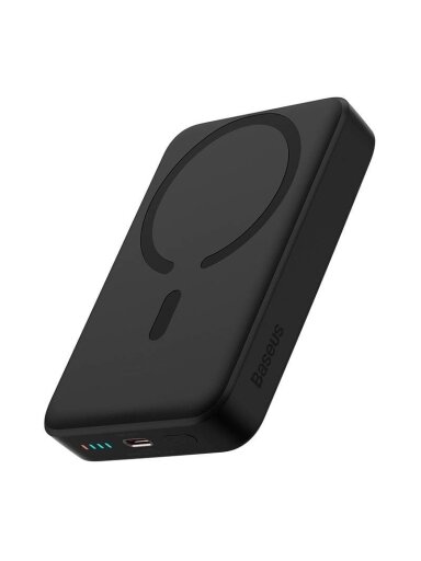 Išorinis akumuliatorius (Powerbank) BASEUS PPCX110201 (10000mAh, 30W, USB-C, juodas)