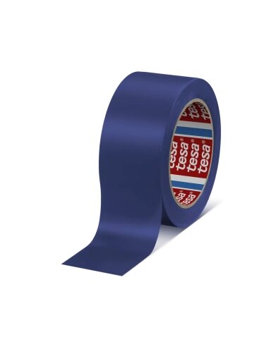 Įspėjamoji grindų žymėjimo juosta TESA (mėlyna) 33m x 50mm 60760-00098-15