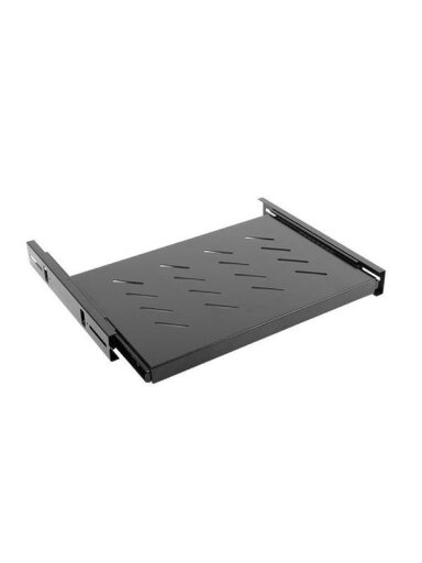 Ištraukiama lentyna 19" spintai 1U L550 (juoda)