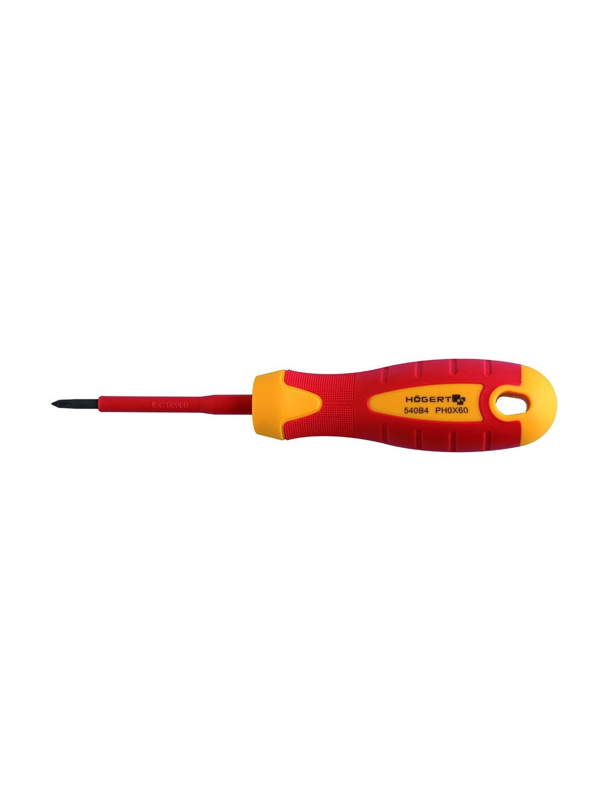 Izoliuotas atsuktuvas Hogert HT1S944 (PZ2, 100mm) Izoliuotas atsuktuvas Hogert HT1S944 (PZ2, 100mm)