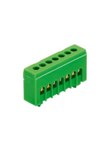 Įžeminimo gnybtas PE7H 7x16 mm2 Morek MAD107G15 (žalias)