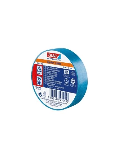 Izoliuojanti juosta TESA (mėlyna) 10m x 15mm 53988-00035-00