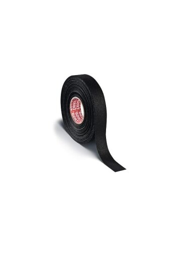 Izoliuojanti tekstilinė juosta TESA (juoda) 25m x 19mm 51006-00000-00