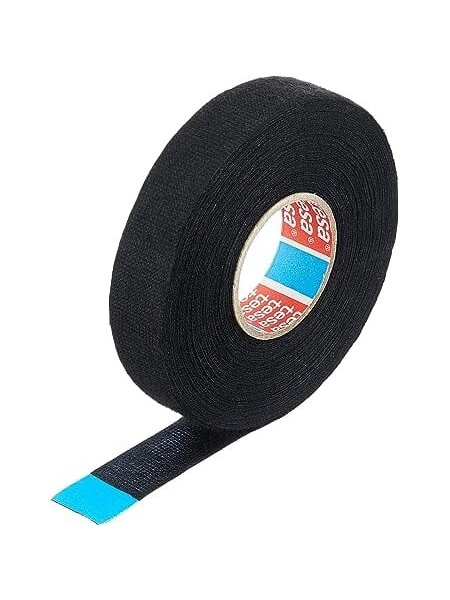 Izoliuojanti tekstilinė juosta TESA (juoda) 25m x 19mm 51608-00001-00