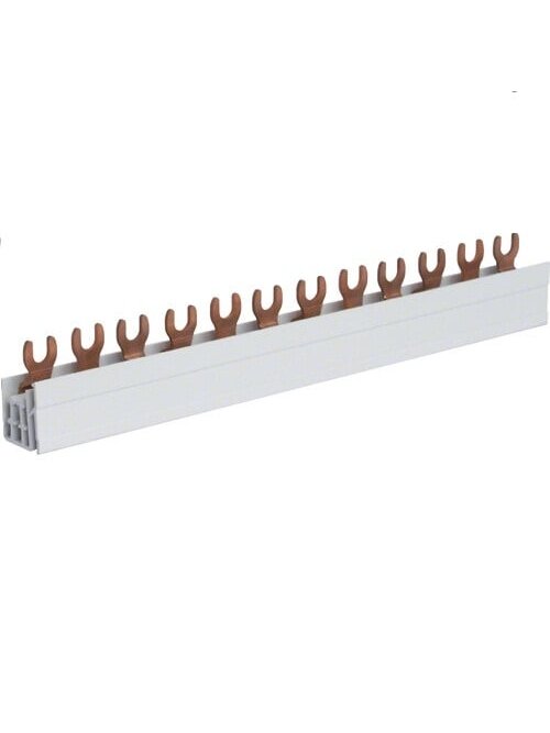 Izoliuota sujungimo šyna Hager KDN363A (3P, 12 mod., 10mm) Izoliuota sujungimo šyna Hager KDN363A (3P, 12 mod., 10mm)
