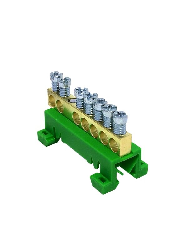 Įžeminimo gnybtas PE7 7x16 mm2 Morek MAD0007G15 (žalias)