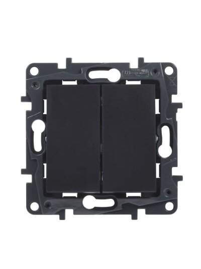 Juodas jungiklis Niloe Step Legrand 863505