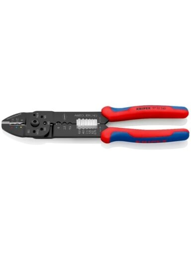 Kabelio nužievinimo ir jungčių užspaudimo replės Knipex 97 32 240