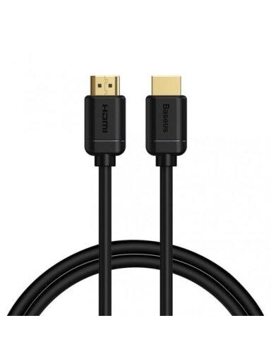 Kabelis HDMI-HDMI BASEUS CAKGQ-E01 (8.0m, HDMI 2.0, juodas, 4K 60Hz)