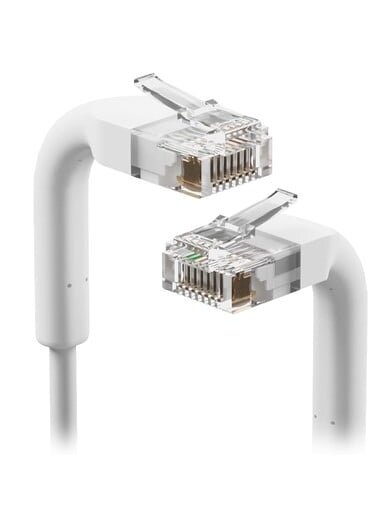 Kabelis patch Ubiquiti U-Cable-Patch-1M-RJ45 (1m, baltas, UTP, 6 Cat.) Kabelis patch Ubiquiti U-Cable-Patch-1M-RJ45 (1m, baltas, UTP, 6 Cat.)