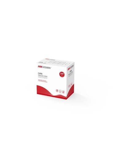 Kabelis ryšio Hik-vision UTP 6 (Gysla-0.55mm, ritė 305m) DS-1LN6-UU