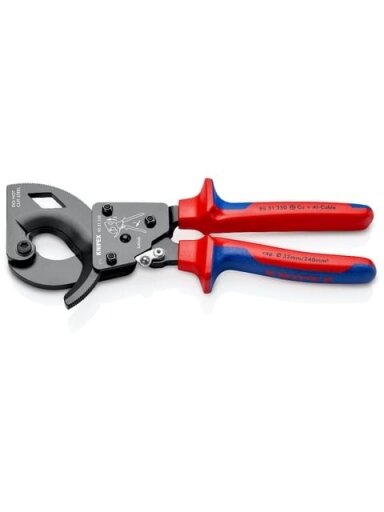 Kabelių kirpimo žirklės KNIPEX 9531250 (Ø32mm/240 mm2)
