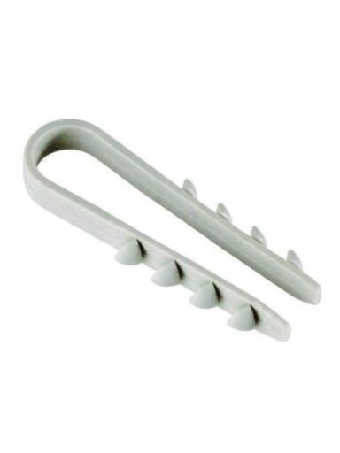 Kaištis BP apkabėlė 3-13mm Baltplast (100 vnt, balta)
