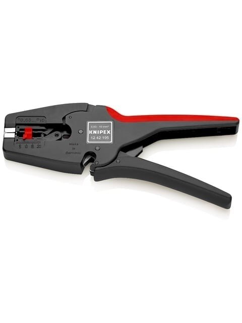 Kabelio nužievintojas Knipex 12 42 195 (0,06–10mm²) Kabelio nužievintojas Knipex 12 42 195 (0,06–10mm²)