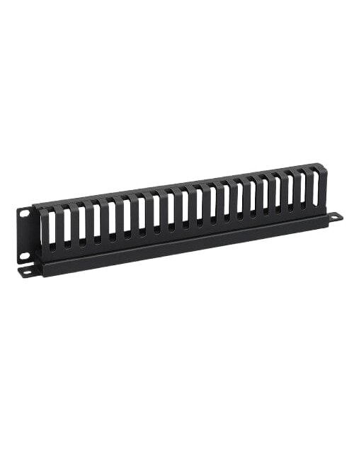 Kabelių sutvarkymo panelė–šukos 19" 1U LK-CM-0041 (horizontali, 24 skyriai) Kabelių sutvarkymo panelė–šukos 19" 1U LK-CM-0041 (horizontali, 24 skyriai)